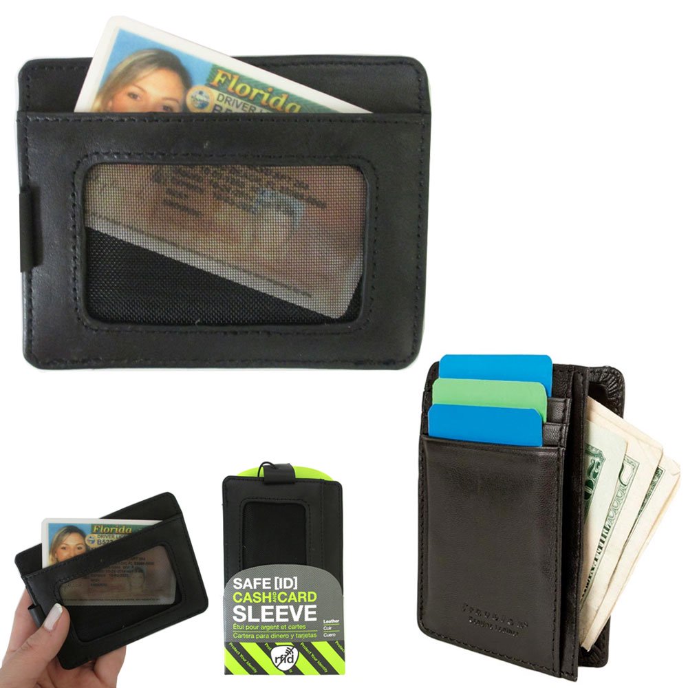 Travelon Travelon RFID Blocking Wallet Cash Credit Card Sleeve Case