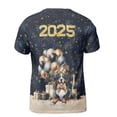 thumbnail image 2 of Happy New Year Bernese Mountain Dog Welcome 2025 Balloon Firework Party All Over Print 3D Shirt Unisex Merch Berner Lover Gifts - 01014, 2 of 6