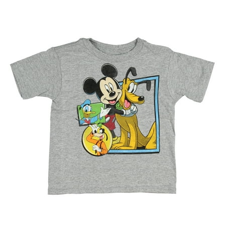 Disney Toddler Boys' Mickey Mouse and Best Pals T-Shirt