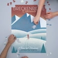 thumbnail image 3 of Breckenridge, Colorado, Skier In the Mountains, Litho (1000 Piece Puzzle, Size 19x27, Challenging Jigsaw Puzzle for Adults and Family, Made in USA), 3 of 4