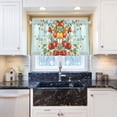 thumbnail image 5 of Yayeee Kitchen Curtains Tier Pair Light Filtering 27"x24" Rod Pocket Short Cafe Window Panel, Colorful Tomatoes, 5 of 7