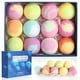 thumbnail image 1 of Bombas de baño, baño de burbujas aromático hecho a mano con aceite esencial natural efervescente yeacher jabón, 1 of 6