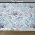 thumbnail image 6 of Ambesonne Nautical Place Mats Set of 4, Seashells Bubble Ocean, Standard Size, Indigo Pale Blue Purple, 6 of 6