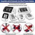 thumbnail image 3 of XL Blood Pressure Cuff for Omron - 9"-20.5" (22-52cm) Replacement Arm Monitor for Big Arms, Happy H, 3 of 5