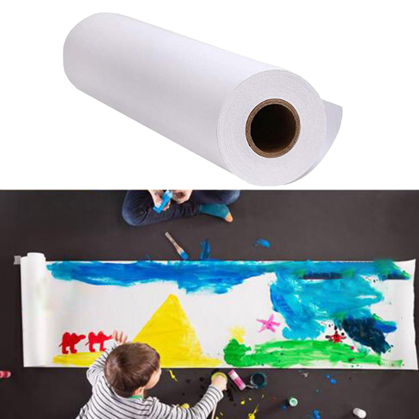 FVDPWYE 10/20/30m Arts Crafts Easel Paper Roll for DIY Watercolor Acrylic - 44cmx10m