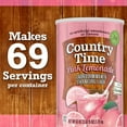 thumbnail image 6 of Country Time Pink Lemonade Naturally Flavored Powdered Drink Mix, 63 oz Canister, 6 of 15
