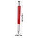 thumbnail image 3 of Fiudx Bolígrafo Multifunción Metálico, 6 En 1, con Destornillador, Lápiz y Regla, Regalo Portátil para Hombres, Lápiz Capacitivo para Dispositivos Inteligentes, Herramienta Práctica para Ingenieros,, 3 of 6