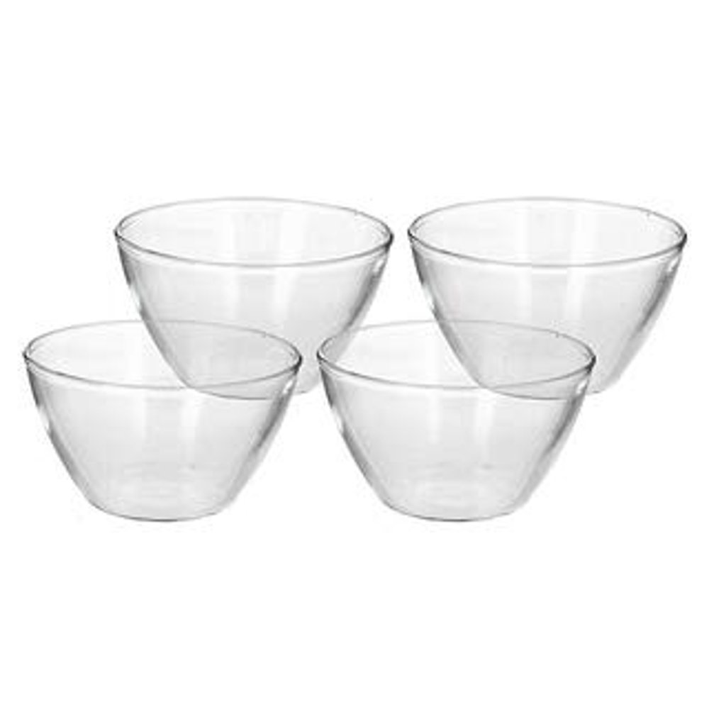 Simax Glassware Mini Glass Bowls For Food Prep, Condiments, Desserts