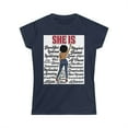 thumbnail image 5 of SHE IS ALL Woman - womens's Softstyle Tee, 5 of 24