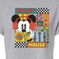 thumbnail image 3 of Disney - Mickey Mouse Rhythm Waves - Juniors Cropped Cotton Blend T-Shirt, 3 of 5
