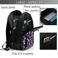 thumbnail image 4 of Fuzoiu Christmas Critters Delight Print USB Backpack with Charging Port,Laptop Backpack,Business Travel Durable Laptops Backpack, for School, Work, Travel & Outdoor Activities, 4 of 7