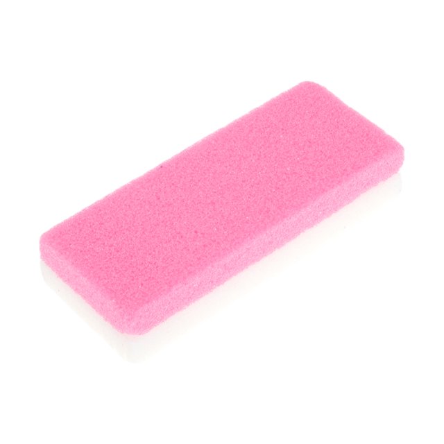 Unique Bargains 1 Pc Two-Color Pumice Stone Foot Scrubber Pink White