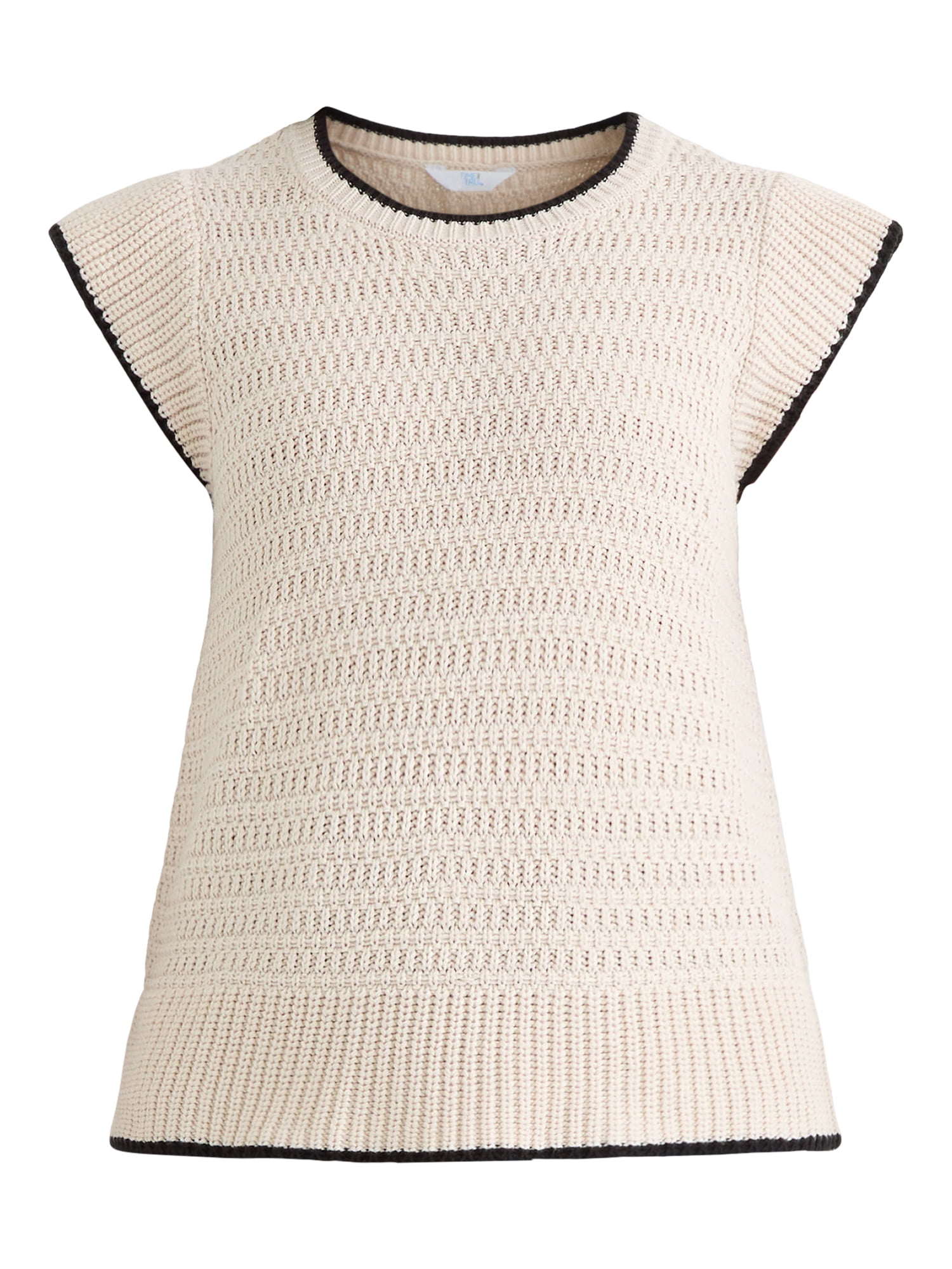 Time and Tru Flutter Sleeve Sweater, Size XS-XXXL