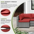 thumbnail image 6 of Amopatio Outdoor Cushions for Patio Furniture Replacement, Waterproof Patio Furniture Cushions, Deep Seat Patio Cushions, Patio Seat Cushions for Outdoor Sectional (Cream), 6 of 16