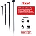 thumbnail image 6 of EXXO TOOLS Pry Bar Set - Rolling Head Pry Bars 4 pc Heavy Duty Pry Bar Set 6, 12, 16, 20-Inch Lady's Foot Pry Bar Set Heavy Duty Alloy Steel Prybar Mechanic Pry Bar Set Automotive Craftsman Extra Long, 6 of 6