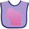 thumbnail image 3 of Inktastic Wisconsin Silhouette Mandala Boys or Girls Baby Bib, 3 of 4
