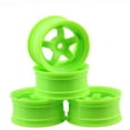 thumbnail image 4 of Shengyu 4 Pieces52mm Elastic *RC Car Tires Wheel Rims Hub Running Racing Drifting Tyres On-road Crawer Assembly Accessories Five Star/Red 5Set, 4 of 6