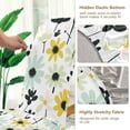 thumbnail image 5 of Yayeee 2 Pack Dining Chair Covers Stretch Parson Chairs Slipcovers Seat Protector, White Flower, 5 of 6