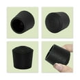 thumbnail image 6 of Flyshop 4PCS Round Frosted Synthetic Rubber Chair Leg Caps Non-Slip Noise Reduction Protective Caps Durable Chair Leg Tips Floor Protectors End Cap to Prevent Scratches of Floor, 16mm Black, 6 of 6