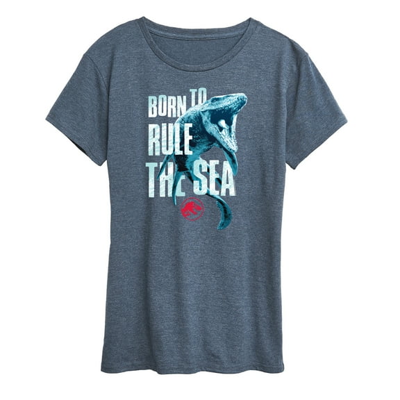 Jurassic Park - Born To Rule The Sea - Women's Short Sleeve Graphic T-Shirt
