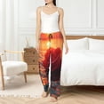thumbnail image 4 of Rateoe Romantic Roses Sunset Ocean Pattern Women’s Ultra-Soft Comfy Pajama Lounge Pants Sleepwear,Comfortable Lounge Wear,lightweight Pajamas, Casual Home Wear-Medium, 4 of 6
