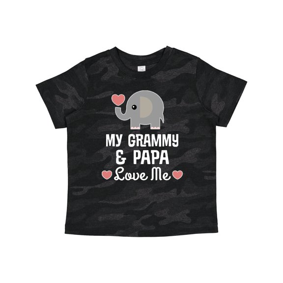 Inktastic Grammy and Papa Love Me Grandchild Boys or Girls Toddler T-Shirt