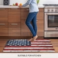 thumbnail image 5 of Vintage American Flag Door Mat&nbsp;Indoor Outdoor Entrance, Non Slip Rug for Kitchen Bathroom Entryway Rug, Country Wooden USA Flag Washable Doormat Floor Mat for Office Home Decor 24x36 Inch, 5 of 8