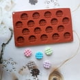 thumbnail image 6 of Tunhigl Chocolate Molds for Baking - Rectangular Silicone Cake & Candy Molds for Homemade Chocolates, Ketone Bombs, Protein Bars - Microwave & Dishwasher Safe Brown, 6 of 9