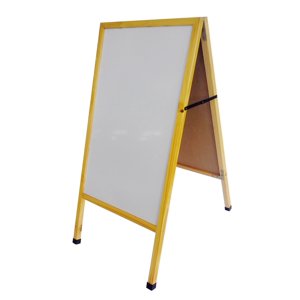 FixtureDisplays® 20 X 40" Panneau de trottoir du tableau blanc A-Frame Menu du panneau Dry Effase Tableau Panneau de promotion 10235-SPECIAL