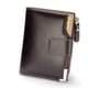 thumbnail image 5 of Cartera informal para hombre, billetera multifuncional, billetera con cierre de cremallera, billetera con tres pliegues, 5 of 5