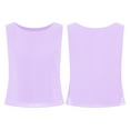 thumbnail image 5 of iiniim Women's Work Blouses Dressy Casual Tank Tops Sleeveless Chiffon Loose Round Neck Shirt Size S-3XL Lavender XXL, 5 of 7
