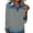AA-Gray, variant on Sweatshirt for Women Denim Patchwork Collared Long Sleeve Tops Casual Loose Layered Pullover Business Polos Shirt Brown XL