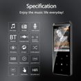 thumbnail image 3 of BENJIE M6 Reproductor de MP3 con pantalla táctil de 1,8 pulgadas Reproductor de música HiFi de 16 GB Radio FM EBook FLhrweasw Nuevo, 3 of 9