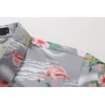 thumbnail image 6 of SSLR Hawaiian Shirt for Men Flamingo Short Sleeve Casual Button Down Shirts Summer Beach Shirt, 6 of 8