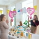 thumbnail image 2 of 10 globos de corazón para San Valentín, decoración para fiestas de cumpleaños infantiles, globos aerostáticos rosas para cumpleaños, baby shower y aniversario, 2 of 7