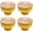 Cream Color, variant on Gamvdout Kids Room Wooden Handles 4Pcs Rattan Rattan Handle Cabinet Door Drawer Round Log Color Wooden Single Hole Handle 45Mm White
