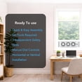 thumbnail image 6 of Comfort Zone Triple Window Fan with Adjustable Thermostat | 3-Speed High-Velocity Cooling | Horizontal or Vertical Manual Control | Fits Double Hung Windows (Min 25" x 8") | Fully Assembled | White, 6 of 8