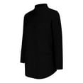thumbnail image 5 of Comdrip Tunic Sweaters for Women, Womens Loose Fit Large Size Autumn and Winter Sweater Dressy Crewneck Pullover Sweaters Long Sweaters for Women Black M, 5 of 9