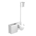 thumbnail image 1 of Rotating Hair Dryer Stand, Adhesive Wall Mount Rack, Adjustable Height, Free Storage, Modern Bathroom Decor, For Small Spaces, Self-Adhesive, Over-the-Door Design, Stylish Home Organization $BS$3, 1 of 8