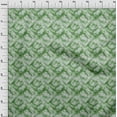 thumbnail image 4 of oneOone Cotton Jersey Green Fabric Abstract Craft Projects Decor Fabric Printed By The Yard 58 Inch Wide, 4 of 4