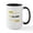 White/Black Inside, variant on CafePress - Proud Army Cousin Black And Gold Mugs - 15 oz Ceramic Large White Novelty Mug