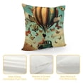thumbnail image 4 of Orinice Butterflies Whimsical Pop Surrealism Graphic Decorative Men Women Boy Girl Room Cushion Throw Pillow Cover for Home Couch Living Room Bed Sofa Short Plush 1PC 24x24in, 4 of 5