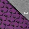 thumbnail image 3 of Simply Daisy Cats and Bats Amethyst Halloween Chenille Area Rug, 3' x 5', 3 of 5