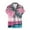 Pink, variant on GHSOHS Mens Shirts Pink Dress Shirts for Men Leaf Tropical 3D Print Vacation Beach Shirts Casual Loose Short Sleeve Hawaiian Shirt Button Down Lapel Holiday Shirts Street Fashion Suit Shirts for,2XL