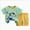 A098-Mint Green, variant on NIEWTR Toddler Baby Boy Girls Summer Short Sleeve Truck Print T-Shirt Tops Elastic Shorts Set 2PcsCasual Outfit Set T-Shirt For 1t 2t 3t 4t 5t 6t Pajamas & Dailywear (Green,18-24 Months)