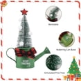 thumbnail image 4 of Yuarrent Mini soporte para árbol de Navidad caprichoso con Base de nieve decoración versátil regalo de Navidad Artificial Kits de decoración para fiestas, 4 of 6