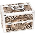 thumbnail image 2 of Sunrise I3261LPBR Leopard Trolley Makeup Case - I3261, 2 of 4