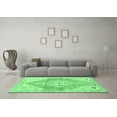 thumbnail image 3 of Ahgly Company Indoor Square Abstract Emerald Green Contemporary Area Rugs, 3' Square, 3 of 4