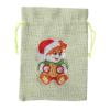Cuadros Decorativos Navidad bricolaje pintura diamante compras bolsa mosaico taladro caramelo bolsa (oso) Wdftyju embutido en tela