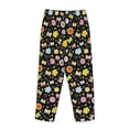 thumbnail image 5 of Naloa Flower Butterfly Print Women’s Ultra-Soft Comfy Pajama Lounge Pants with Pockets & Drawstring, 5 of 8